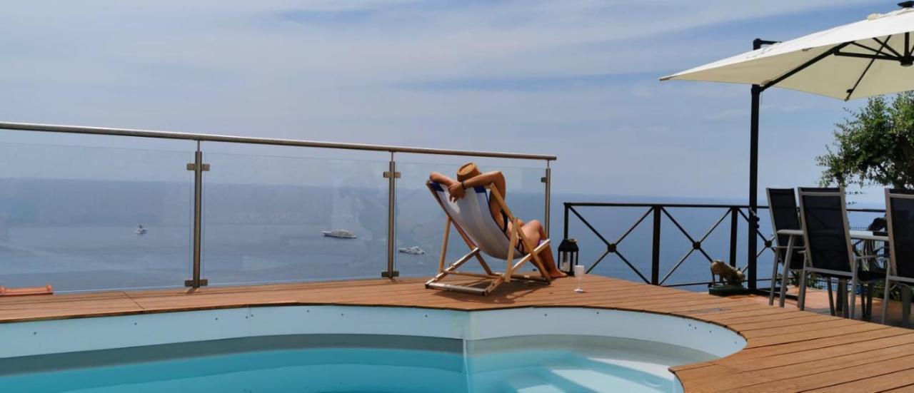 Vue magnifique avec piscine privée et sauna à 10min de Monaco Rocabruna Exterior foto